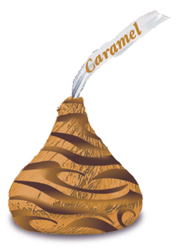 Hershey’s® Kisses® Brand Milk Chocolate filled with Caramel